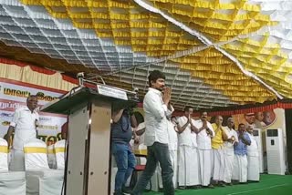 udayanidhi stalin in dmk public meeting