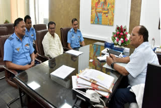 air force officers to met cs somesh kumar in hyderabad brk bhavan