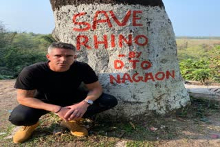 Kevin Pietersen on Assam visit to shoot documentary on rhino