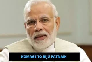 PM Modi pays homage to Biju Patnaik on birth anniversary, hails his courage