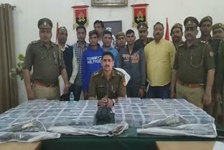 police busted an illegal weapon manufacturing factory in Muzaffarnagar