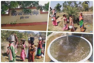 for drinking water villagers depend on canal in keonjhar district