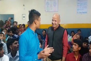 special ptm  by sisodia at khajuri khas school in delhi