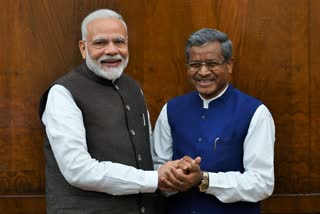 Babulal Marandi met PM Modi in New Delhi