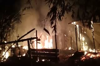 thursday night fire at kalgachia sanpur gaon