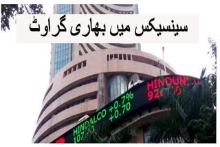 Sensex dropped by 1400 points