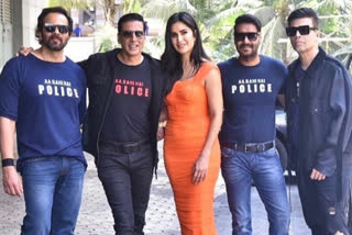 new poster of film Sooryavanshi, Sooryavanshi poster, Akshay Kumar look on Sooryavanshi poster, Katrina Kaif look on Sooryavanshi poster, Rohit Shetty's cop universe, Sooryavanshi news, Sooryavanshi latest update