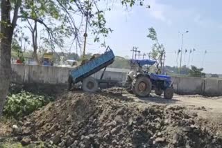 encroachment of public land by petrol pump owner in rangia