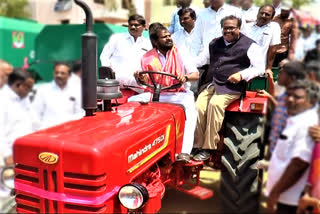 minister srinivas goud review meeting on officers at mahaboobnagar zp office