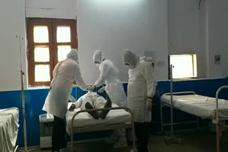 corona virus isolation ward in hoshangabad