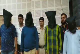 Police arrested the accused who looted