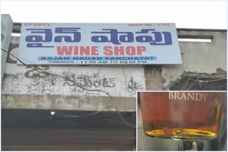 rat at wine bottile in srikakulam dst rajam