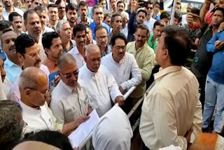 sakal-jain-samaj-protested-against-the-proposal-of-central-niti-aayog-in-vidisha