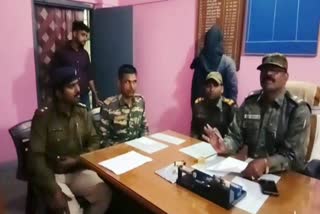 Chatra police, naxalite arrested, sub zonal commander Vasudev Ganju, naxalite arrested in chatra, चतरा पुलिस, नक्सली गिरफ्तार, सब जोनल कमांडर वासुदेव गंझू