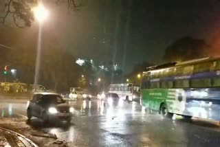 Heavy rainfall in bangalore