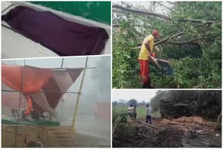 Heavy rain in Balangir, one died in 4 injured