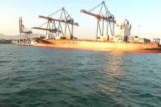 china ship reached to vishaka