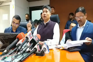 piyush hazarika press meet on corona virus in guwahati