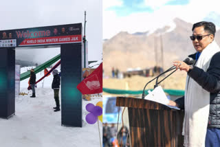 Union Minister for Youth Affairs,  Kiren Rijiju,  Gulmarg