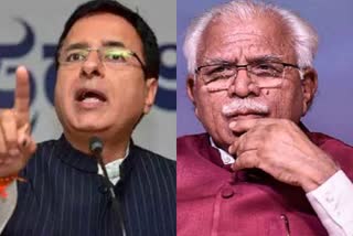 Randeep Surjewala comment on cm manohar lal