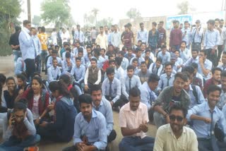 Students create ruckus at AKS University of Satna