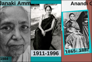 international women's day  Anandi Gopalrao Joshi  Edavaleth Kakkat Janaki Ammal  Kamala Sohonie,  ഇന്ത്യയിലെ വനിതാ ശാസ്ത്രജ്ഞരുടെ നേട്ടങ്ങൾ