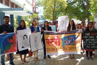 rally organization for celebration of World Women's Day in Vadodara