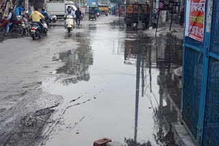 water lodging problem in kirari outer delhi