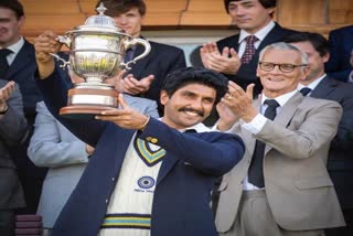 ranveer singh share post on social media in kapil dev character