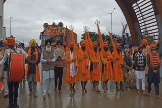 nagar kirtan reached at Kartarpur Sahib, begun from Ber Sahib