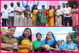 abhaya foundation distribute sanitary napkin to women