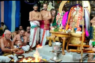 grand celebration of marriage lord narasimhaswamy in ahobilam