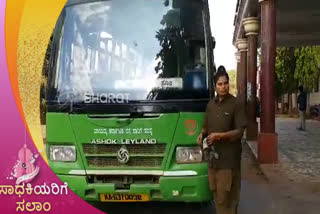 Hubli women bus driver