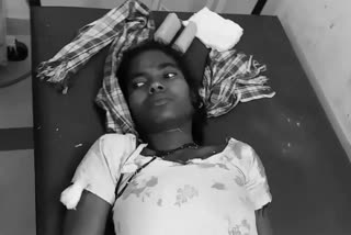 husband attack with knife on his wife in bhadradri kothagudem