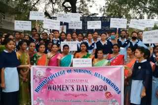 nursing studetns womans day celebrations