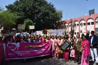 women honored on international womens day in bhiwani