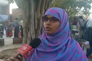 Shaheen baag protester razia visit chandigarh