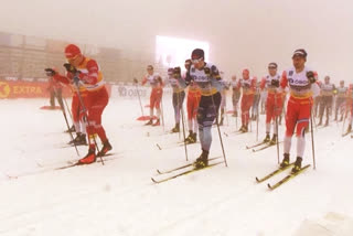 norway oslo skiing cross country competion full video