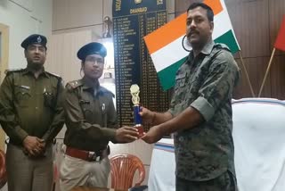 SSP conferred female inspector on the occasion of Women Day