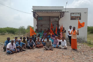 thiruvannamalai hindu munnani protests against tasmac