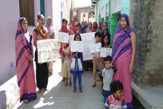 Anganwadi workers celebrated international Women's Day