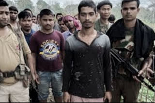 Assam news  Kidnapped man rescued  Bru Revolutionary Army Union  Assam-Mizoram border news  Kidnapped man rescued from militants in Assam  അസമില്‍ ഭീകരര്‍ തട്ടികൊണ്ടു പോയ ഗ്രാമീണനെ രക്ഷപ്പെടുത്തി  അസം