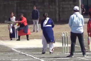 A women's cricket tournament was held on the occasion of women's day in Halol of Panchamahal