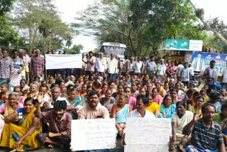 Jogimpeta Villagers  protest of  ST reservation