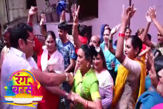 Kinnar Samaj celebrated Holi in indore