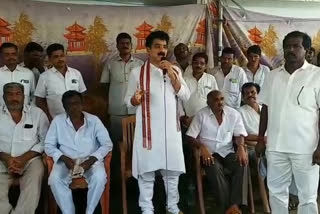 Dharmasri, the MLA who participated in the Rolugunda Waikapa meeting