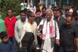 Tarun Gogoi at Barpeta Satra