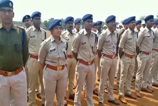 Raipur Police made strong security arrangements for holi festival