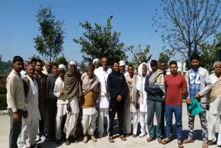 villagers protest after appointing numberdar in gohana