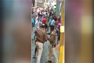 police and public lynch in patna